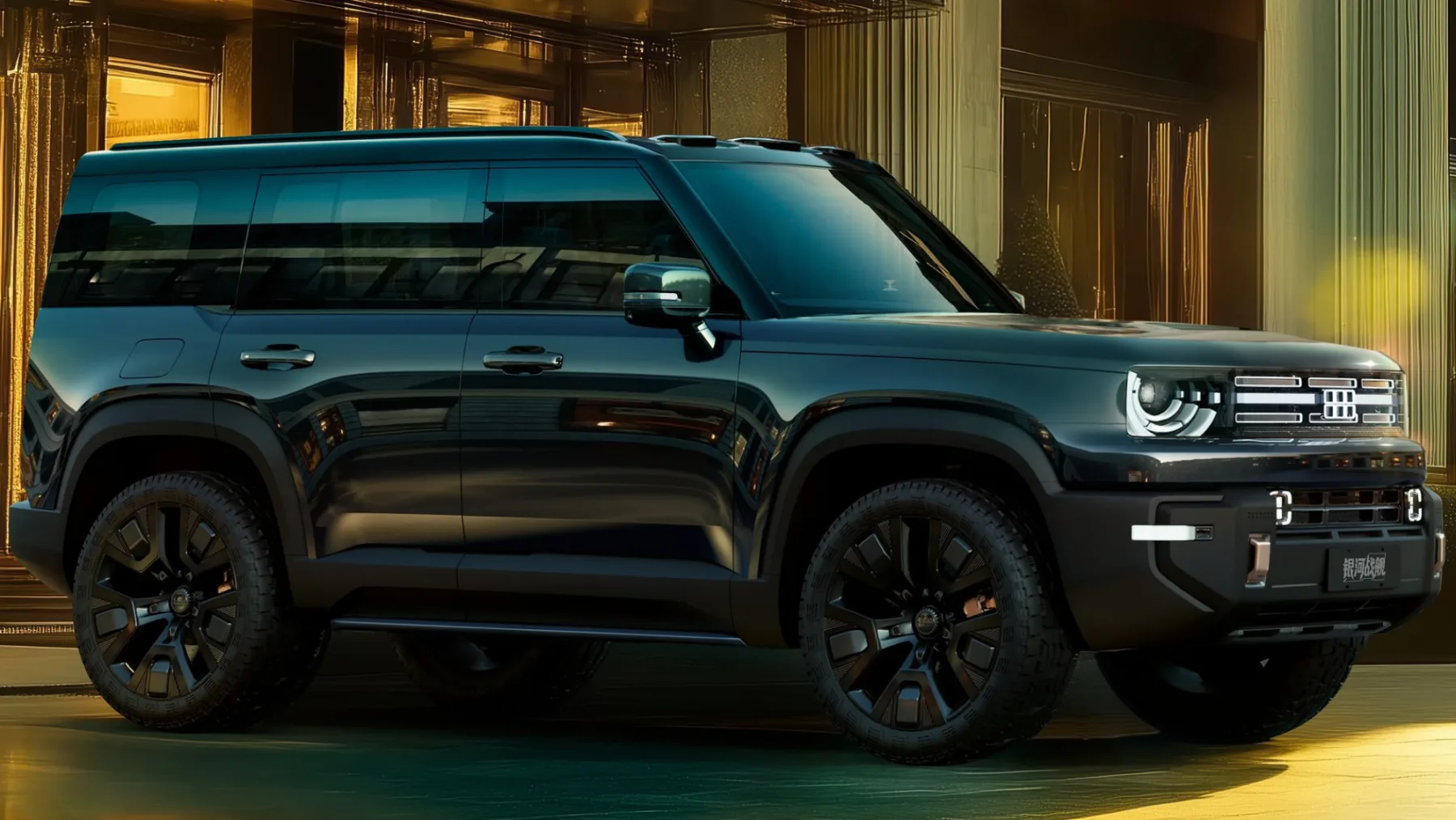 To je Geely Galaxy Cruiser: Kitajski SUV odgovor na Land Cruiser, Defender in Jeep z umetno inteligenco in plovnostjo
