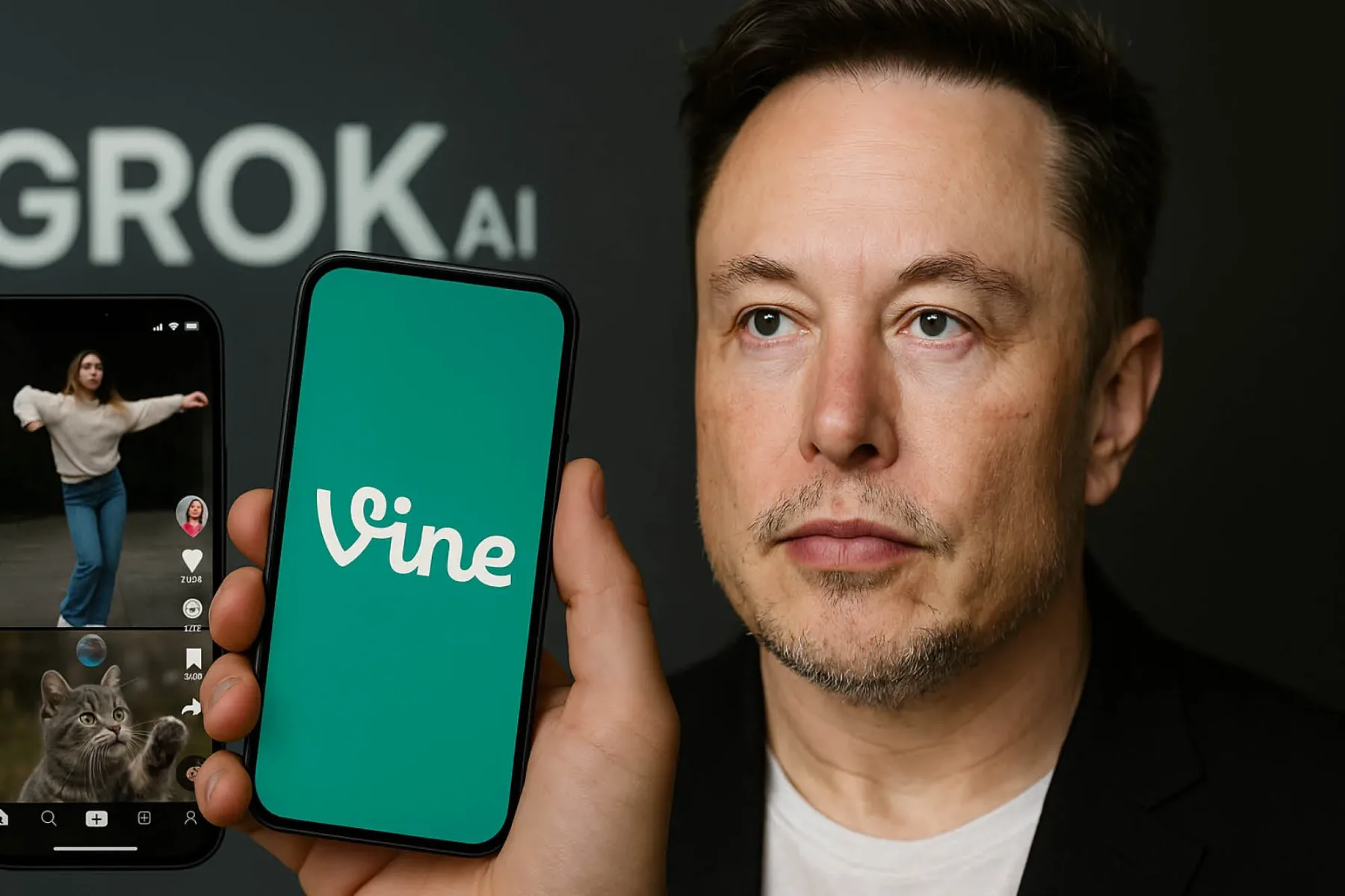 To je Grok Imagine: Bo Elon Musk z umetno inteligenco obudil Vine od mrtvih ali spet le dela odličen marketing?