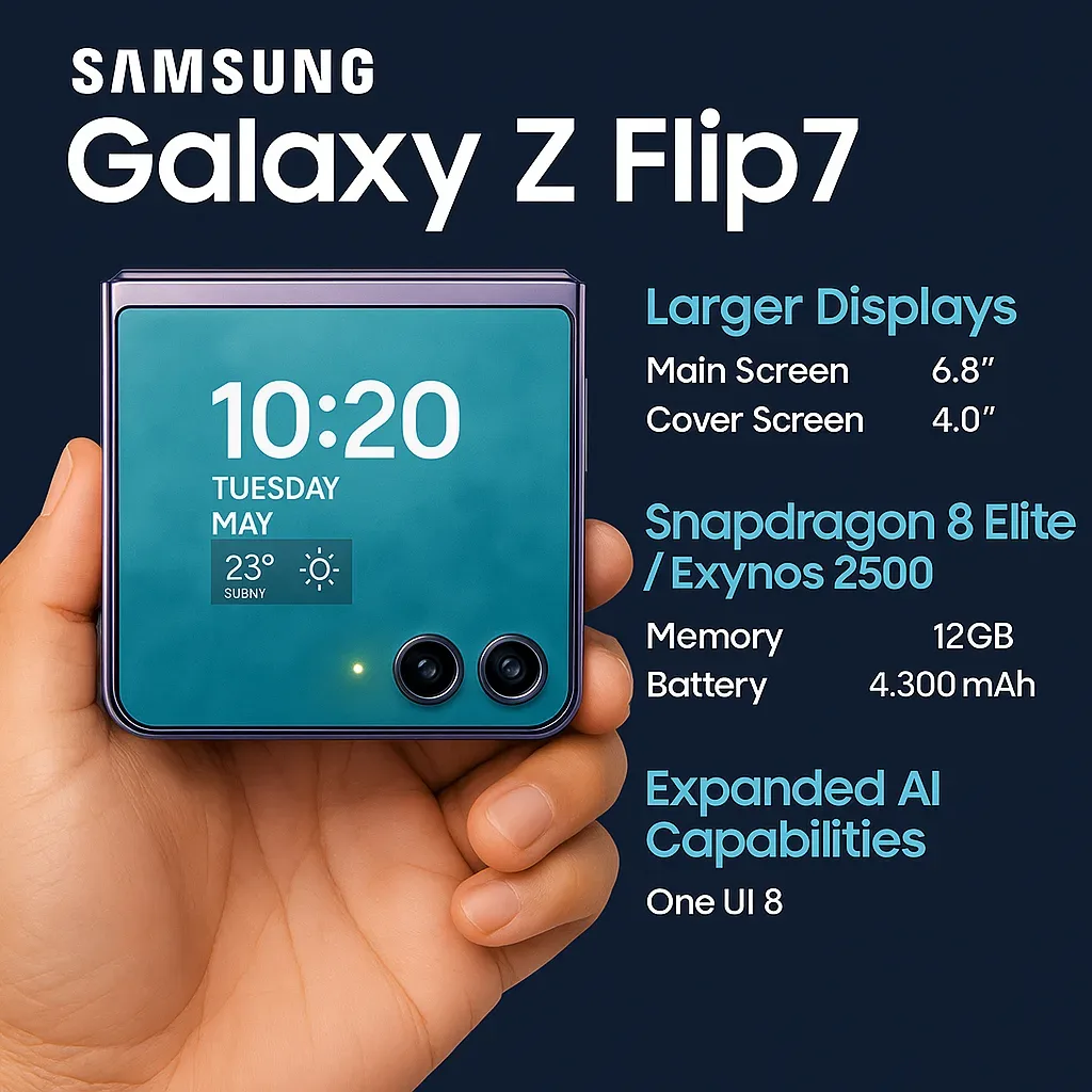 To je najboljši zložljivi telefon Samsung Galaxy Z Flip 7 – 2025: ki bo nov mejnik med zložljivimi telefoni – poznamo pa to eno novo lastnost