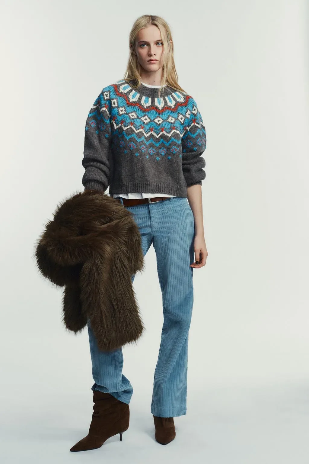 To je pulover, ki bo leta 2026 povsod: Fair Isle vrača retro vzorec, a v ultra sodobni izvedbi