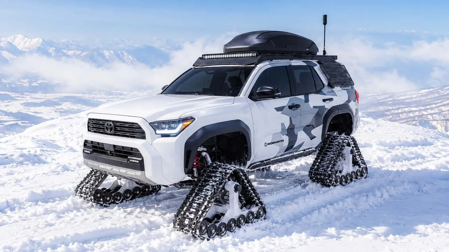 Toyota Snowhunter: Ko Japonci namesto koles namestijo snežne gosenice