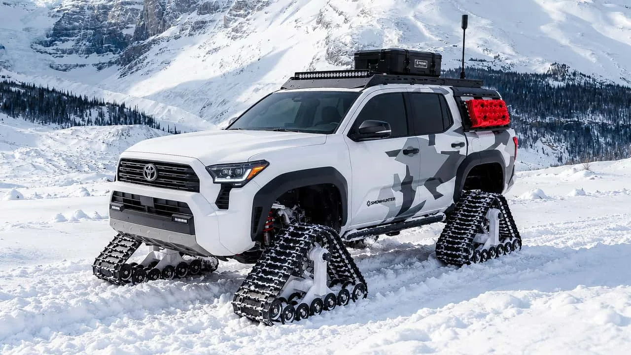 Toyota Snowhunter: Ko Japonci namesto koles namestijo snežne gosenice