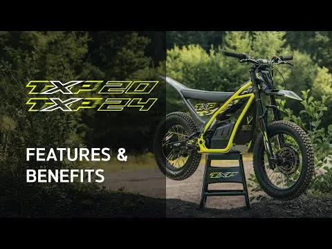 Triumph TXP: Električni off-road motorji za otroke, ki se v sekundi spremenijo iz poti v preizkušnje