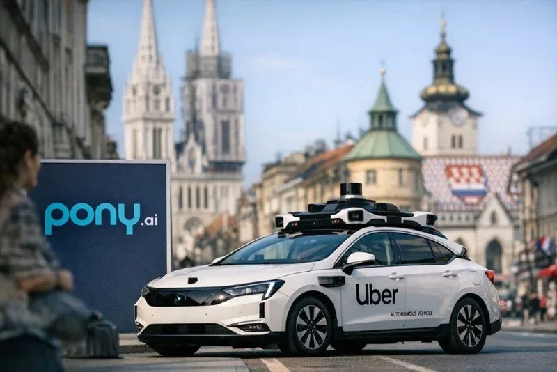 Uber in Pony.ai na evropske ceste pošiljata 2.000 robotaksijev: Je prihodnost brez voznikov končno tu?
