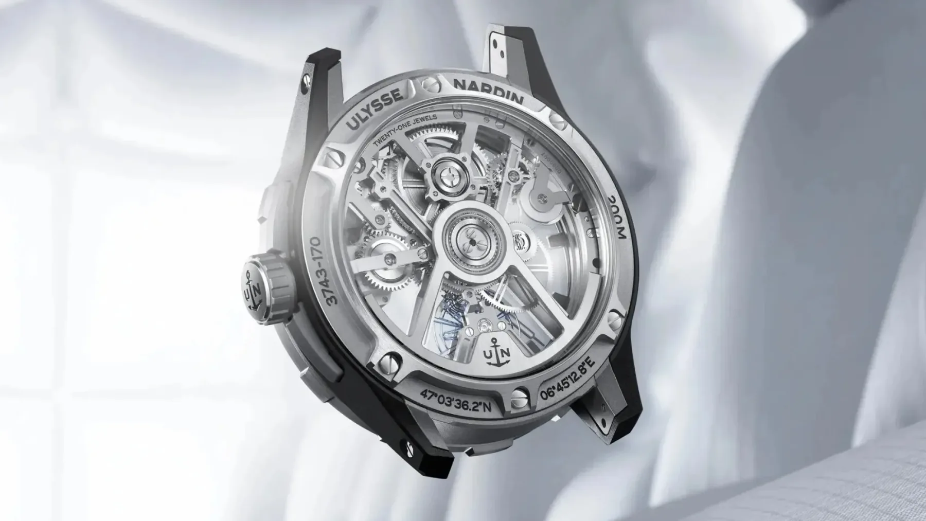 Ulysse Nardin Diver AIR: najlažja mehanska potapljaška ura na svetu tehta manj kot jajce