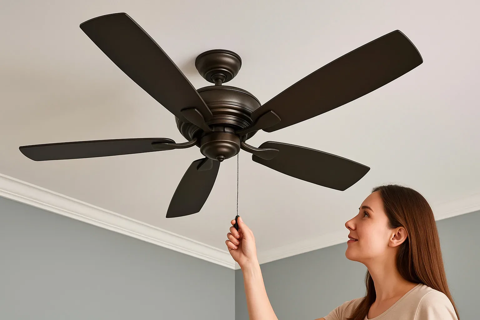 V katero smer se mora vrteti stropni ventilator, da resnično hladi? V nasprotnem primeru vam bo ogreval prostor!
