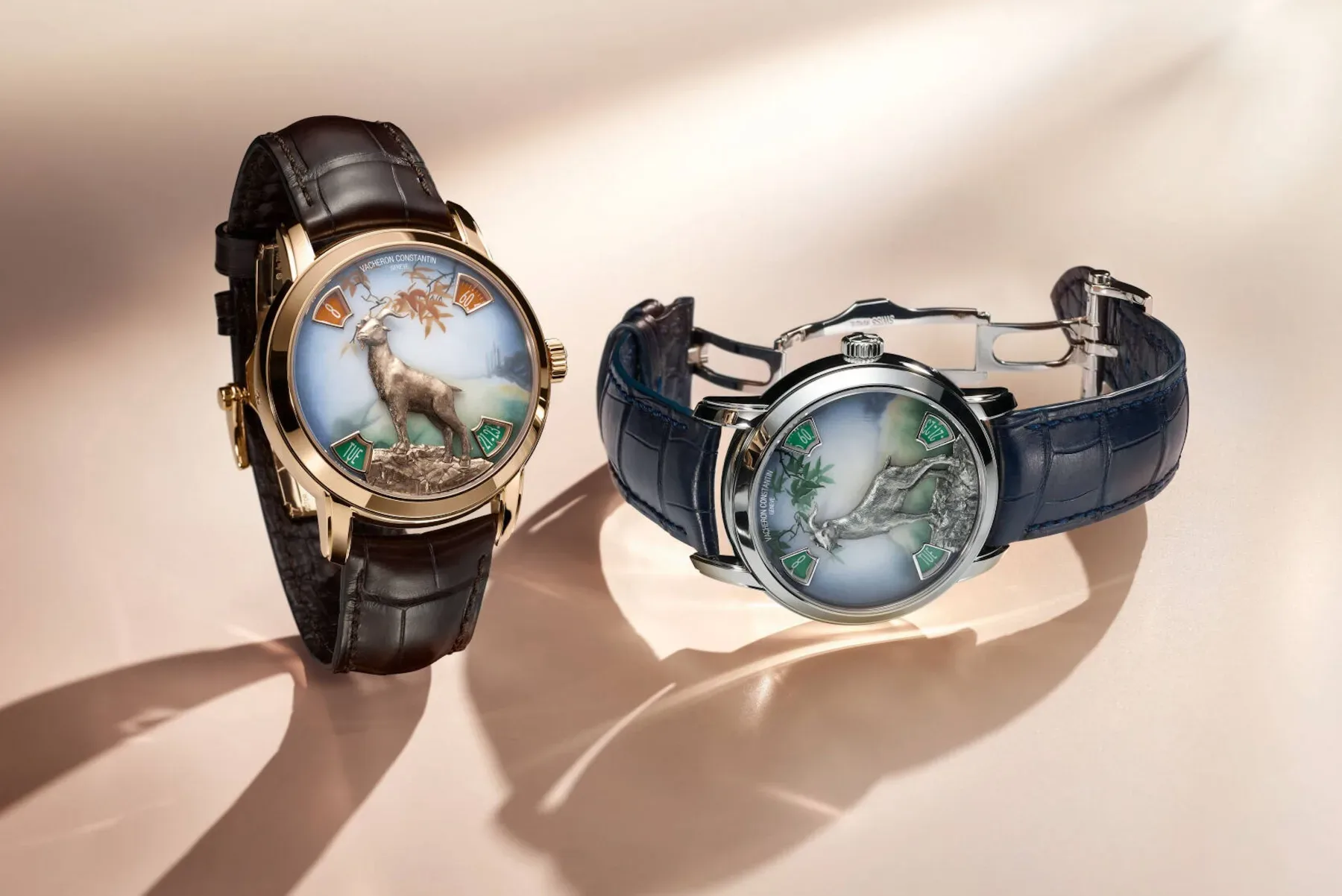 Vacheron Constantin praznuje leto koze z dvema mojstrovinama brez kazalcev