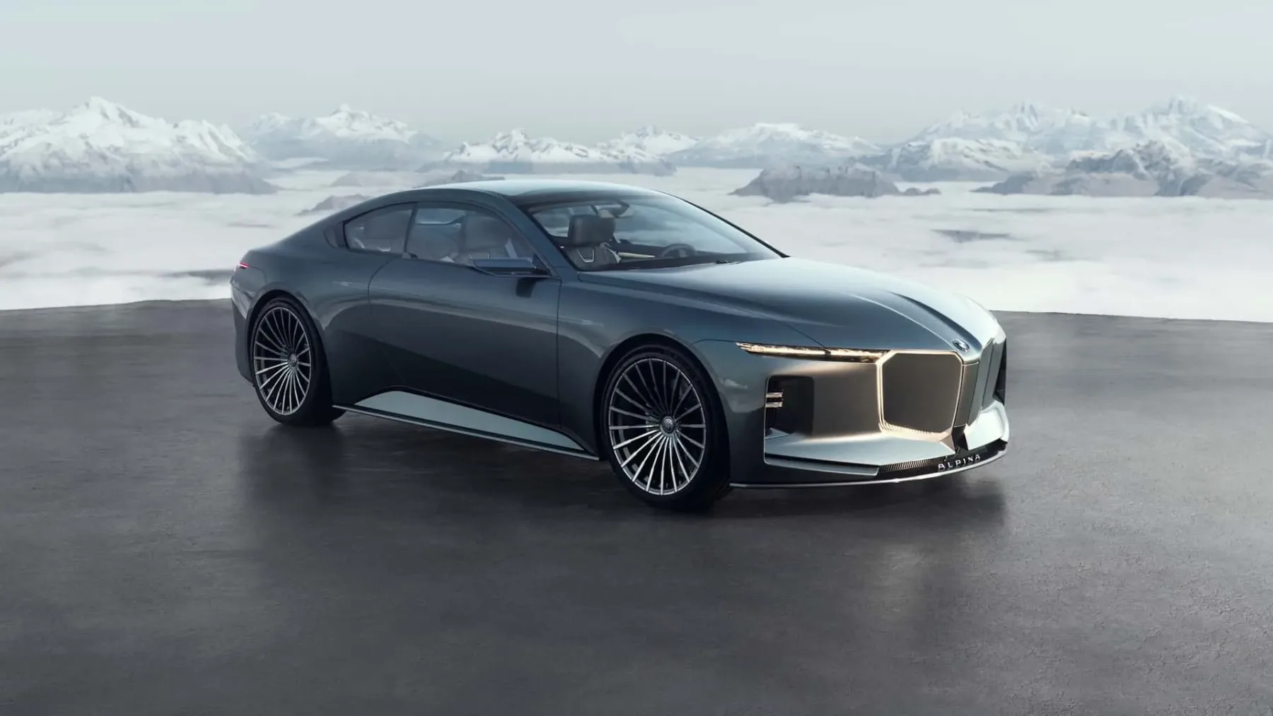 Vision BMW Alpina: V8 simfonija nostalgije in absolutnega prestiža, ki se požvižga na električna pravila