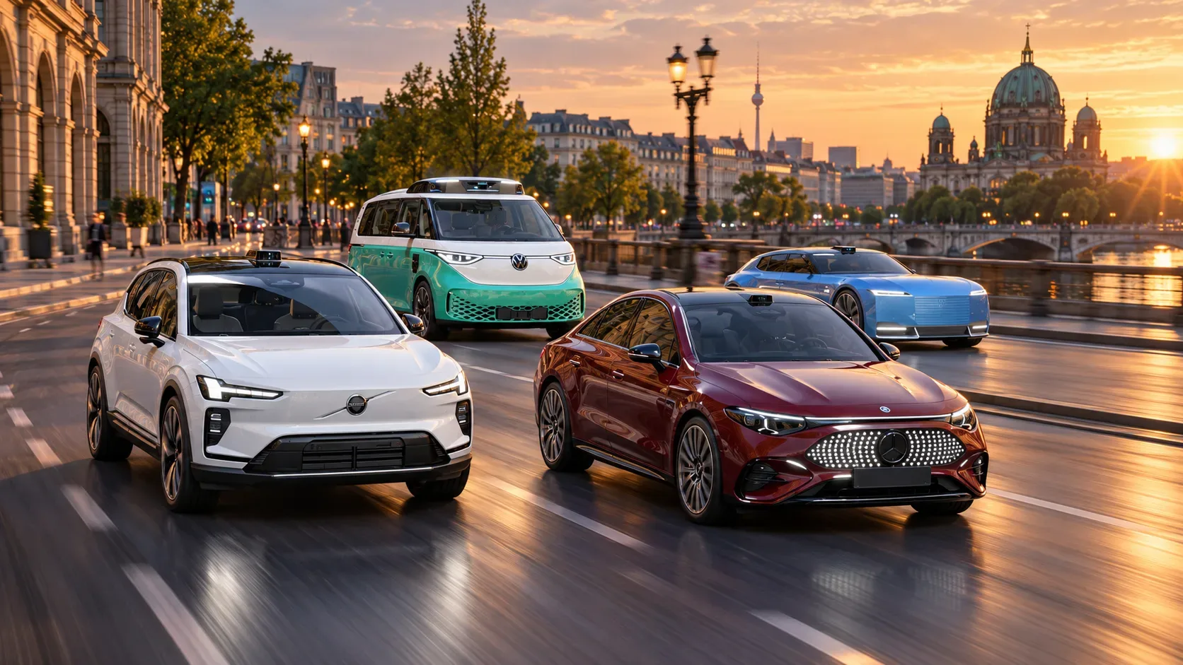 Volvo, Mercedes in Volkswagen stavijo na Nvidio: Prihaja doba evropskih robotskih taksijev