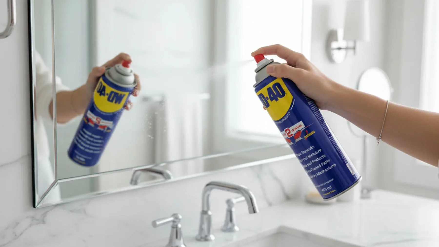 WD-40 v kopalnici: 7 norih načinov uporabe WD‑40 v kopalnici – številka 4 je genialna