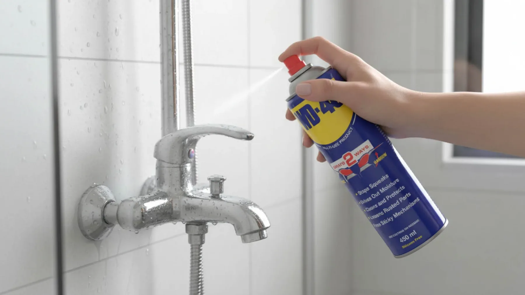 WD-40 v kopalnici: 7 norih načinov uporabe WD‑40 v kopalnici – številka 4 je genialna