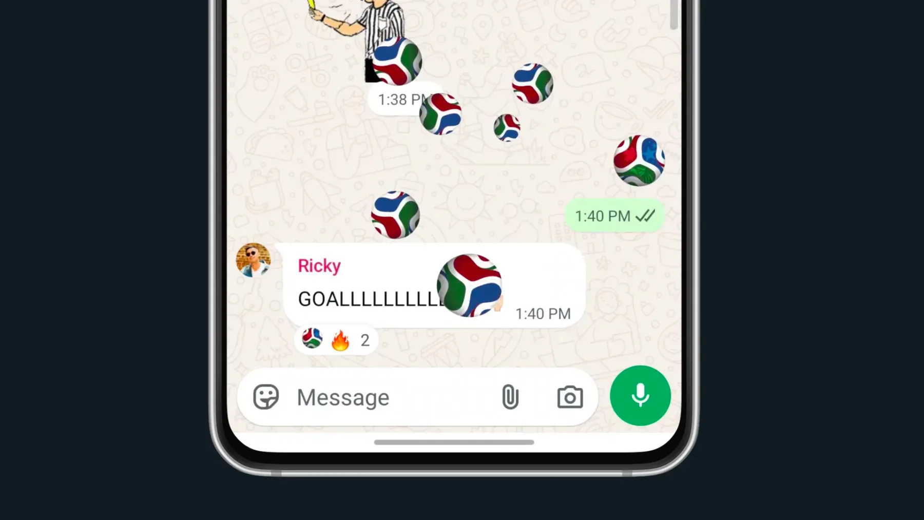 WhatsApp je spremenil nogometni emoji: zdaj je to Trionda, uradna žoga svetovnega prvenstva 2026