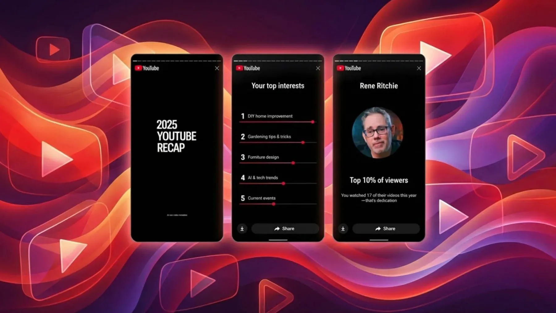 YouTube Recap 2025: Je letos popolno ogledalo vaše digitalne duše
