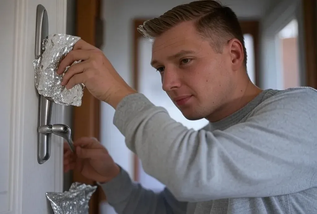 Zakaj nekateri ljudje ovijajo kljuke vrat v aluminijasto folijo? Razlog vas bo presenetil!