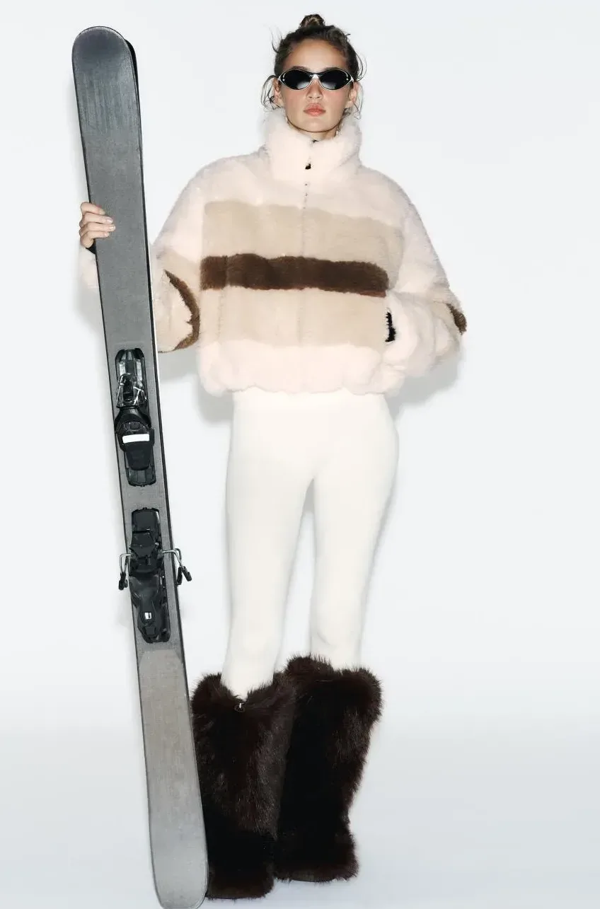 Zara Ski 2025: Smučarska kolekcija, ki združuje high fashion in high altitude