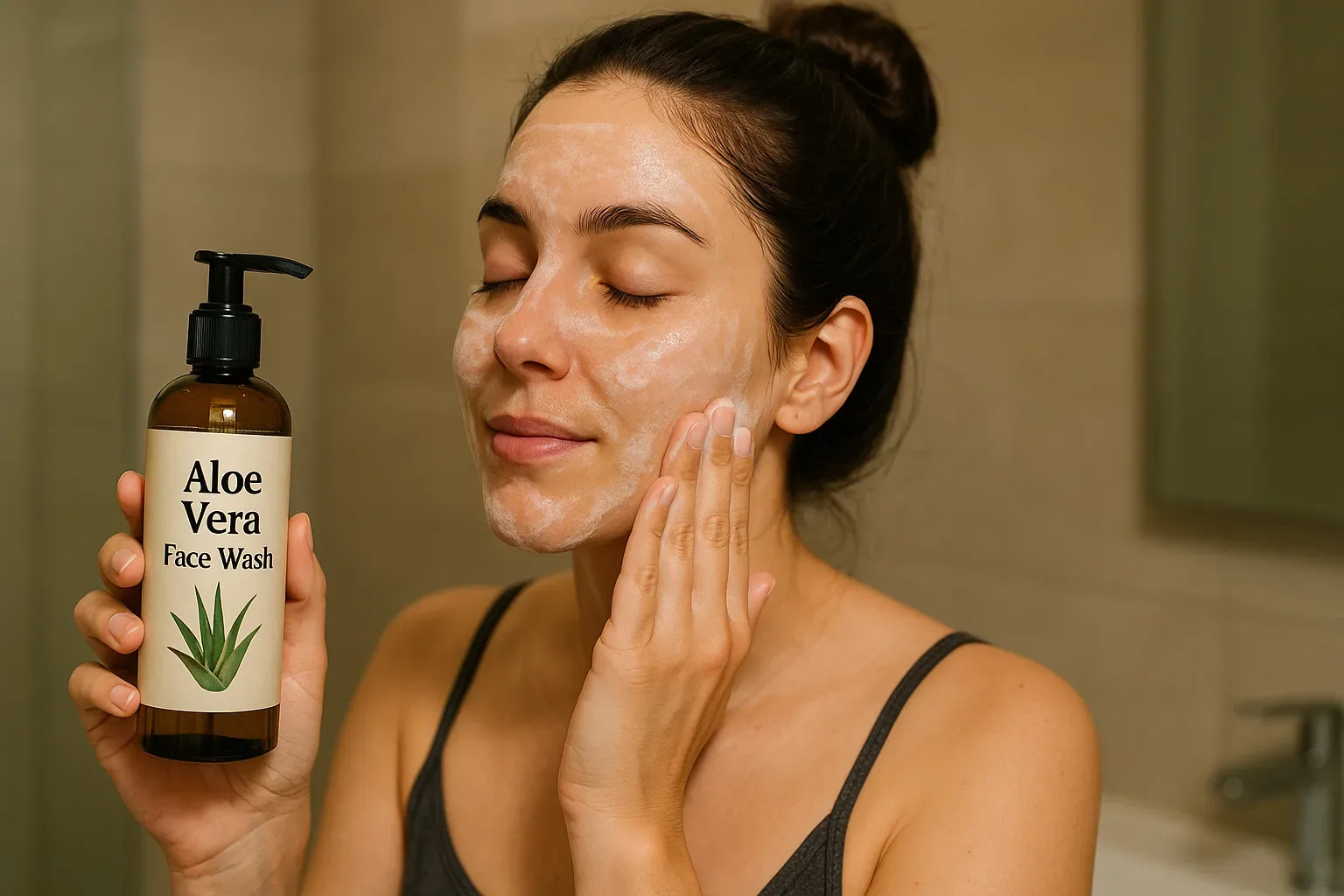 Zasij z aloe vero: domači čistilec za obraz, ki je nežen kot cvetni list in učinkovit kot serum