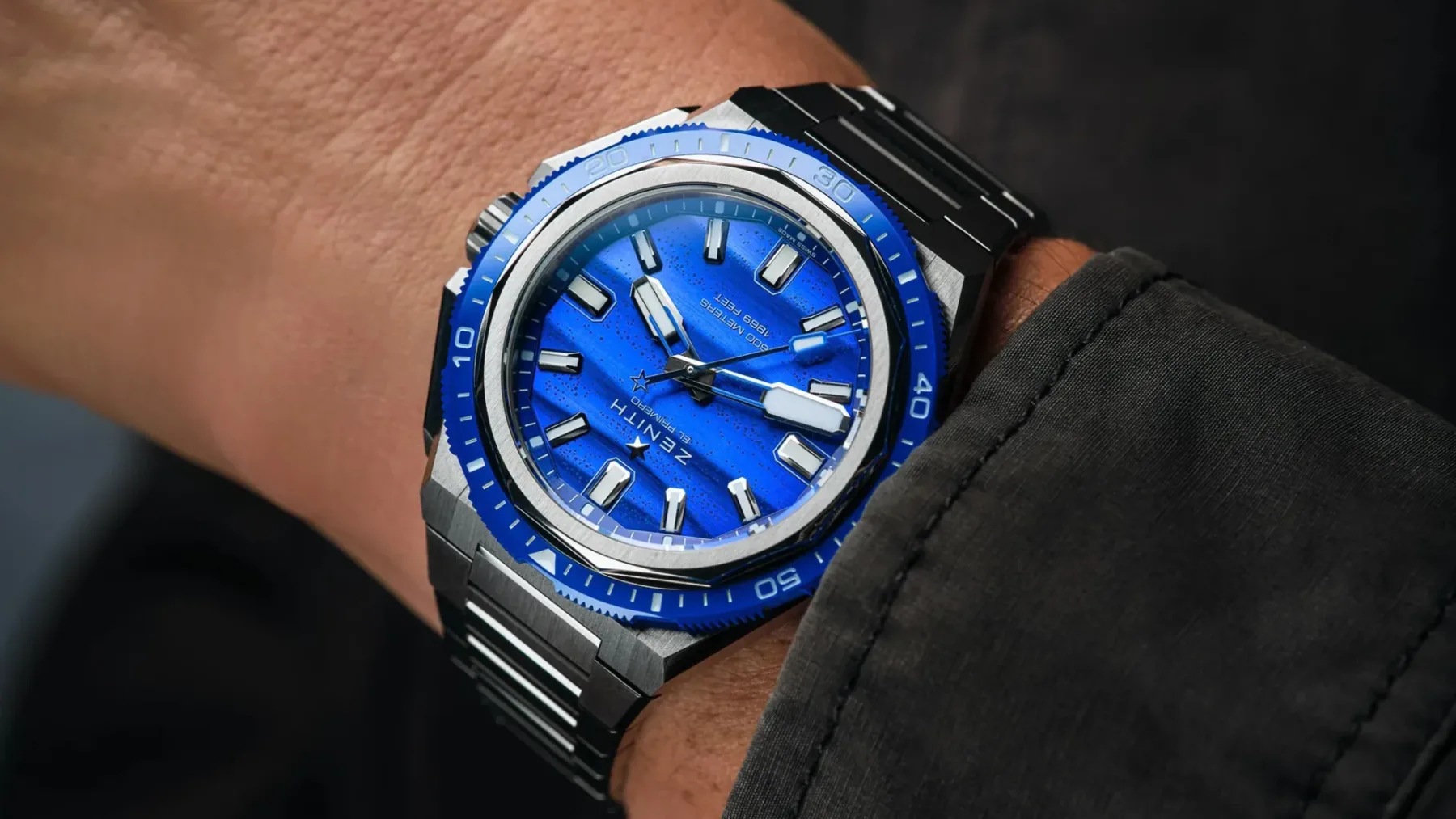 Zenith Defy Extreme Diver Topper Edition je ura ki izgleda kot da prihaja z morskega dna