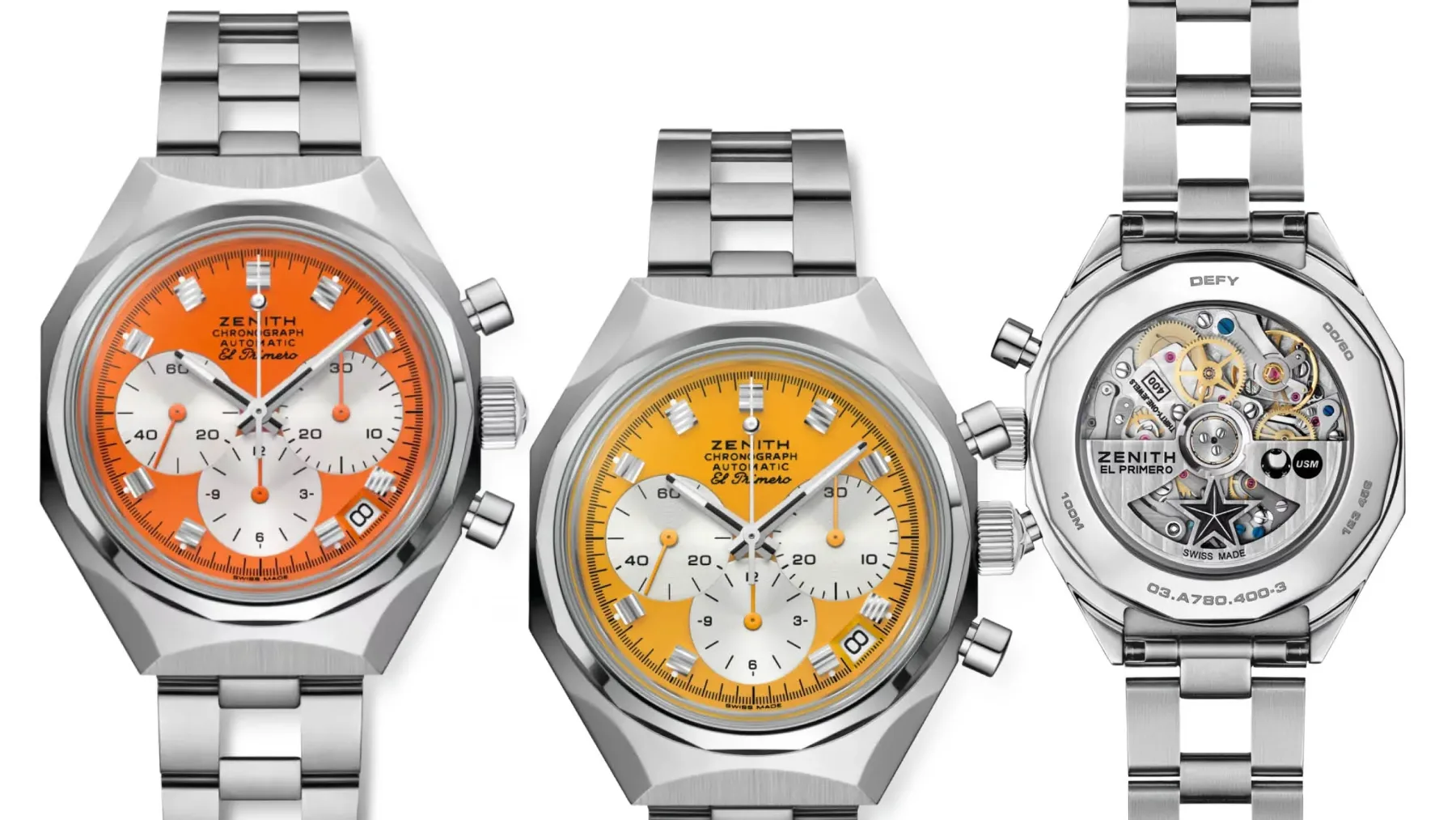 Zenith in USM združujeta moči: Barvit kronograf Zenith Defy Chronograph USM, ki prepleta švicarsko uro in pohištvo