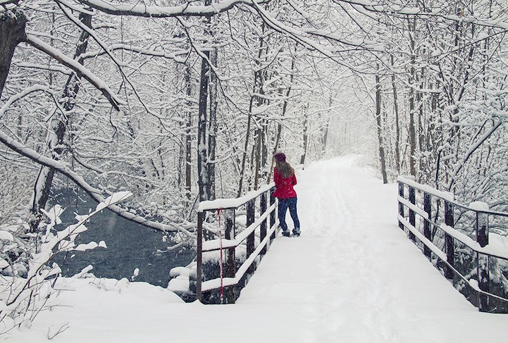 Long Bridge, Skaneateles, New York, ZDA
