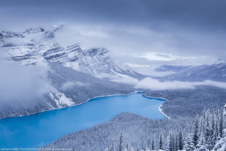 Jezero Peyton, nacionalni park Banff, Kanada
