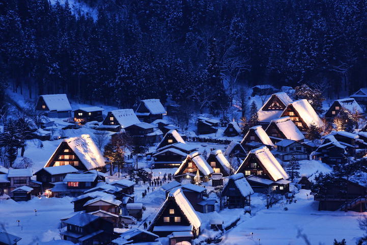 Vas Gassho-zukuri, Shirakawa-go, Japonska