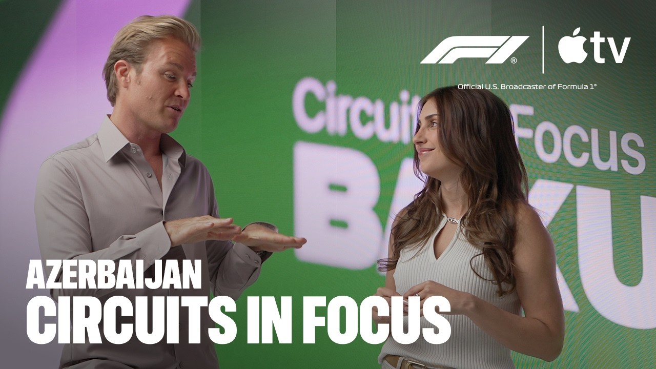 Formula 1 v Bakuju: Nico Rosberg in Emelia Hartford predstavljata mestno stezo