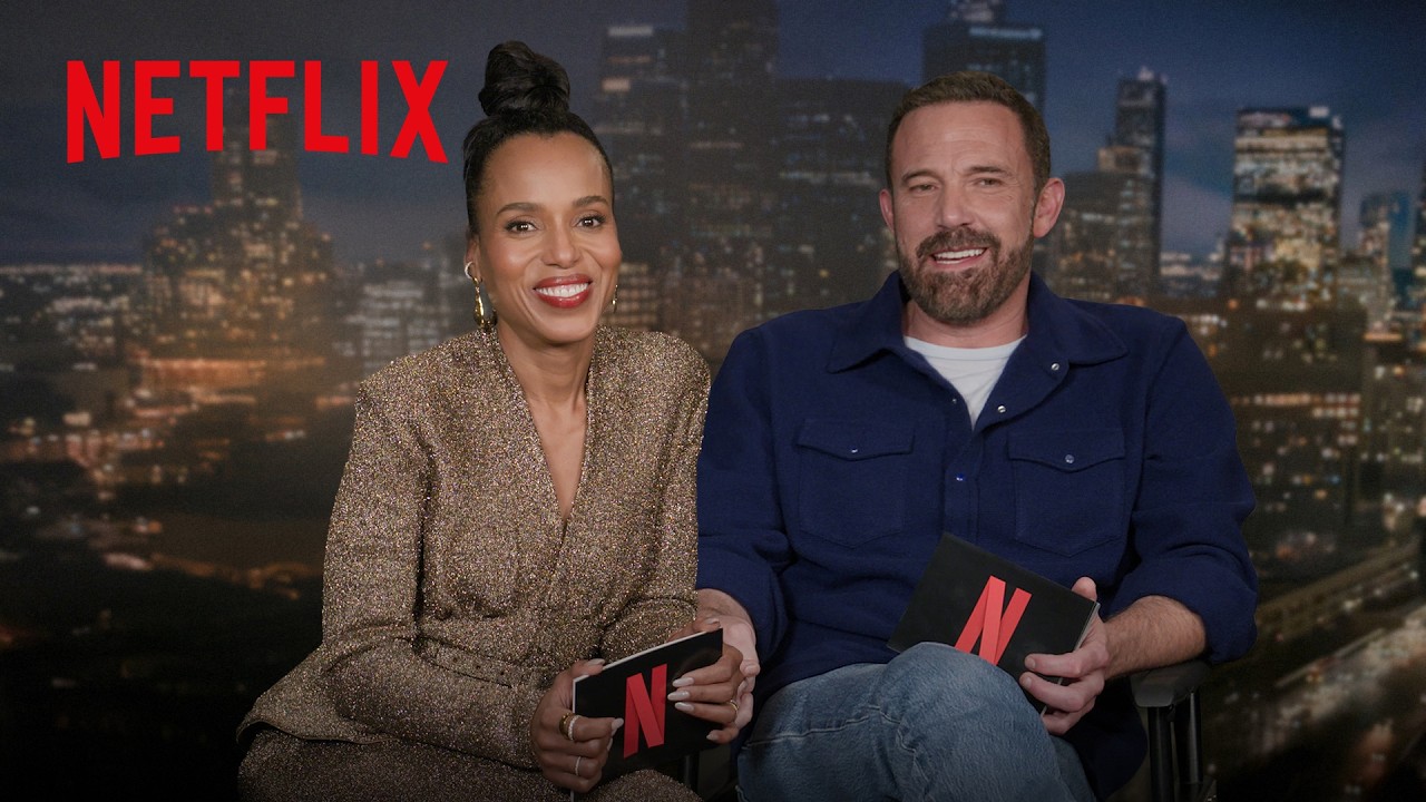 Ben Affleck in Kerry Washington v medsebojnem pogovoru za Netflix