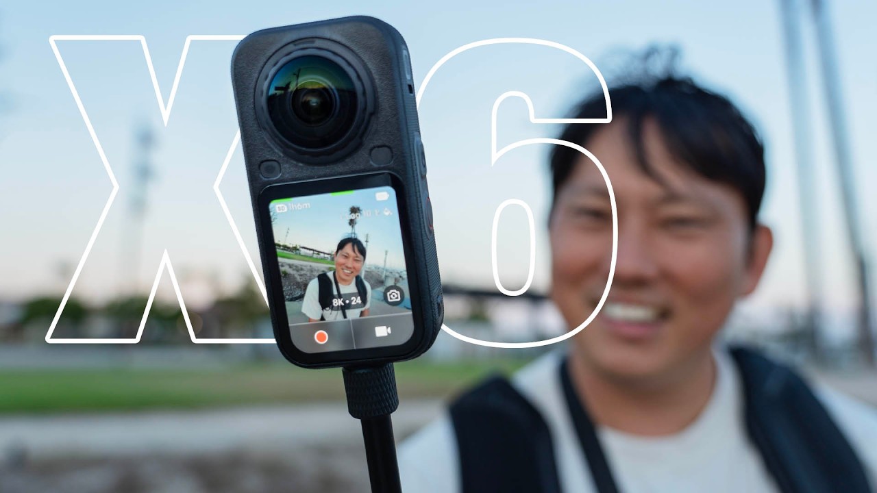 Insta360 X6: Nova kamera z novim Sonyjevim senzorjem in 10-bitnim profilom LOG