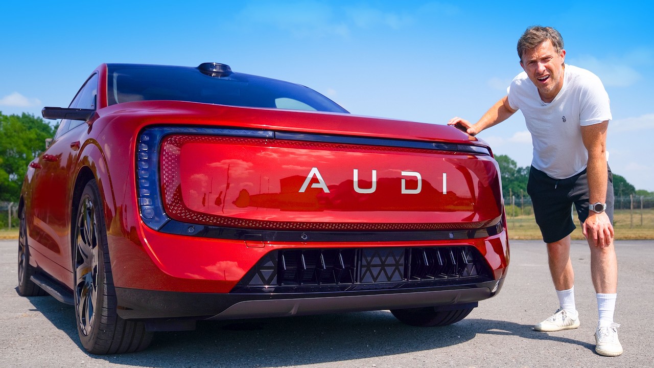 Preizkus električnega SUV-ja Audi E7X, razvitega za kitajski trg