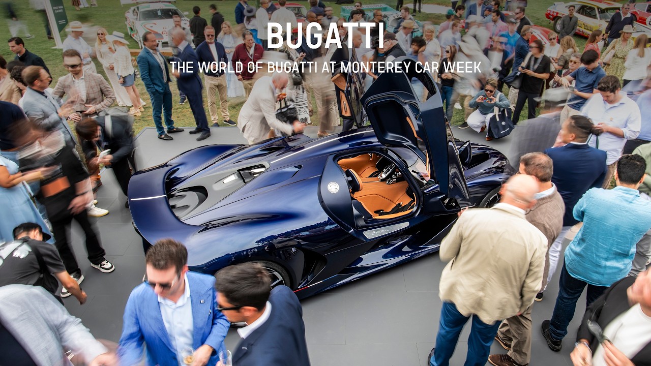 Svet znamke Bugatti na avtomobilskem tednu v Montereyju