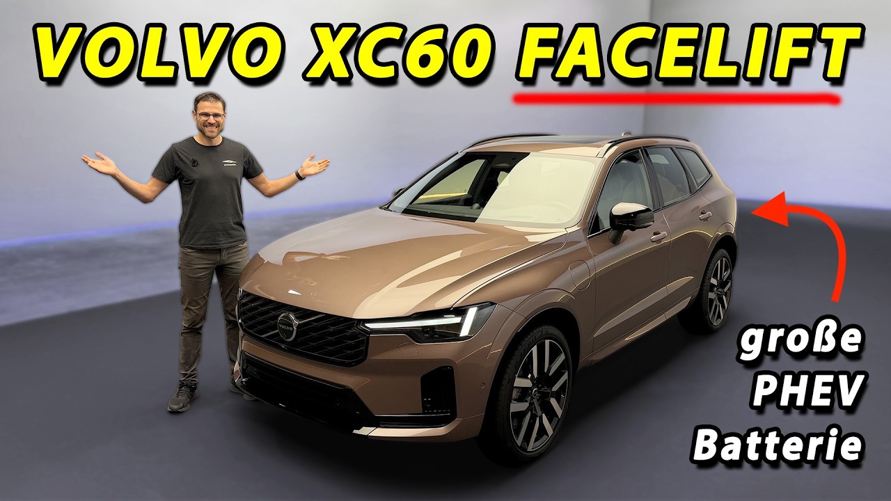 Volvo XC60 z osveženim videzom in bistveno večjo baterijo priključnega hibrida