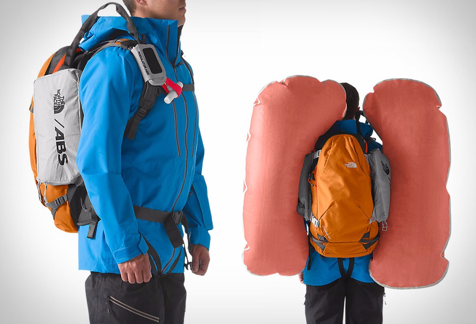 Der North Face Modulator ABS verwandelt den Rucksack in einen Lawinenrucksack mit Airbag Stadtmagazin