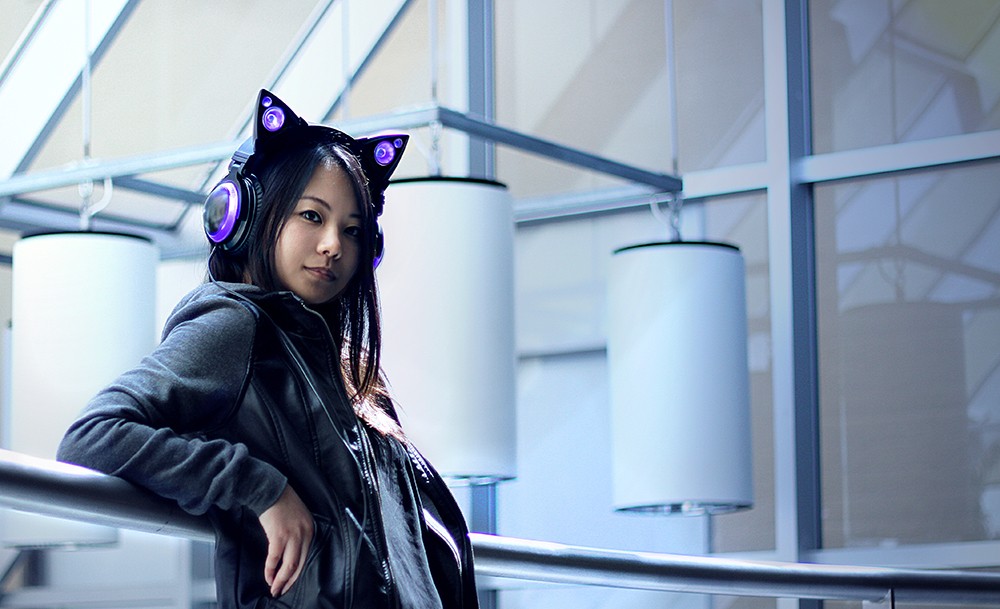 Axent wear cat ear headphones online bluetooth