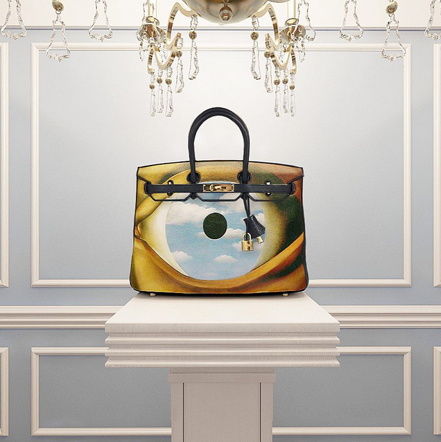 Hermes Birkin Bag Painting by Chosen Art