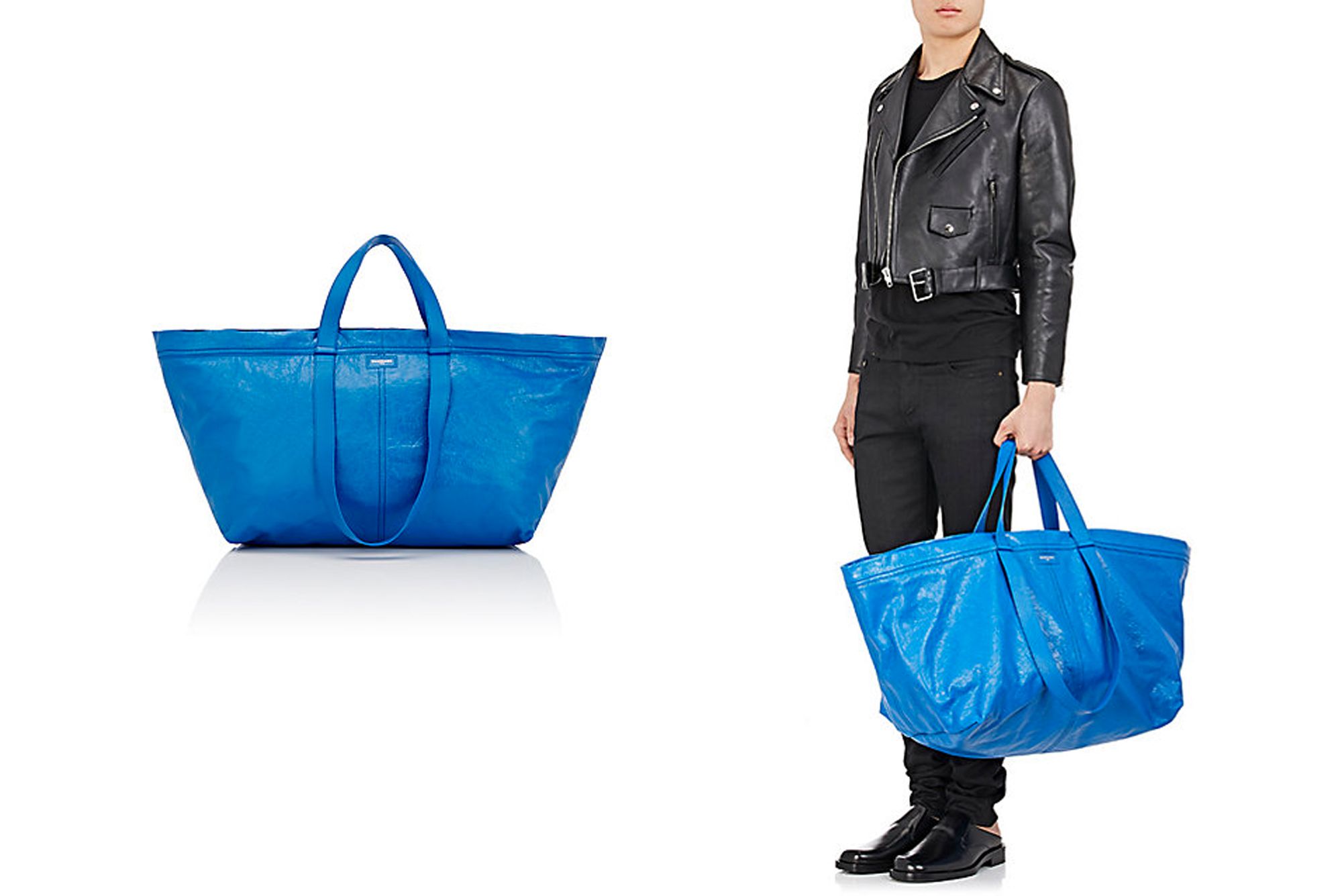 Balenciaga Arena 2000 bag that looks like a 70 cent Ikea bag