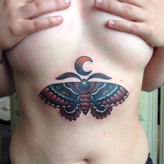 Under the chest tattoo - tattoos under the chest that will make