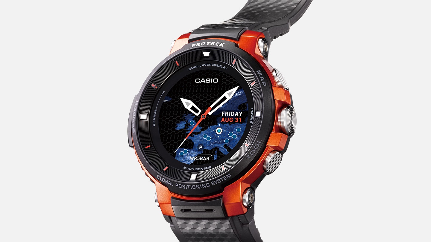 CASIO PRO TREK WSD F30 regular a watch that is also smart if