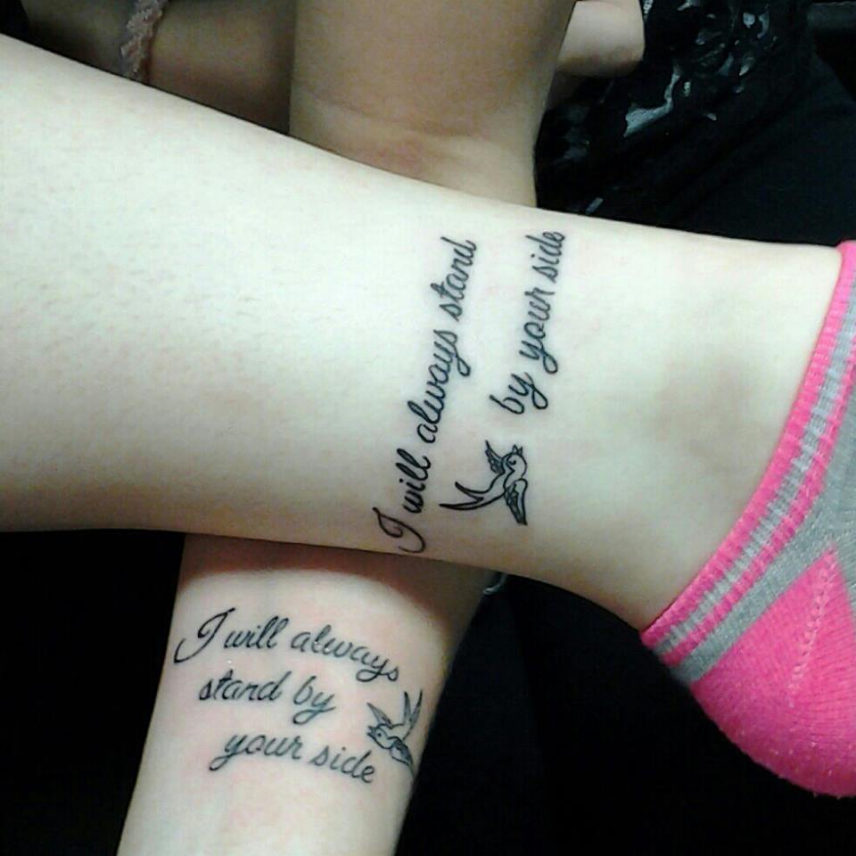 best friend quote tattoos for girls