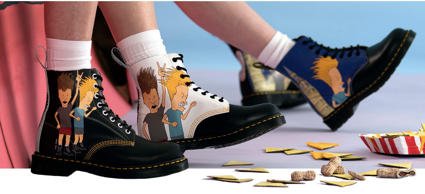 Beavis and best sale butthead dr martens