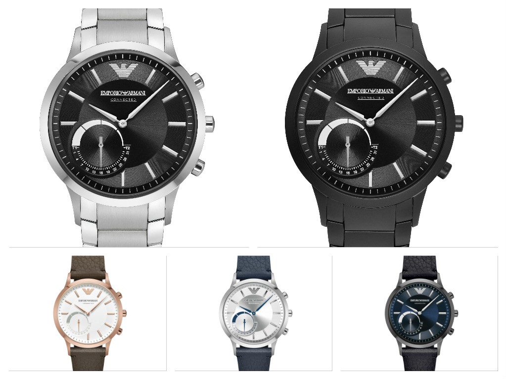 EA Connected Armani presents analog smart watches City Magazine