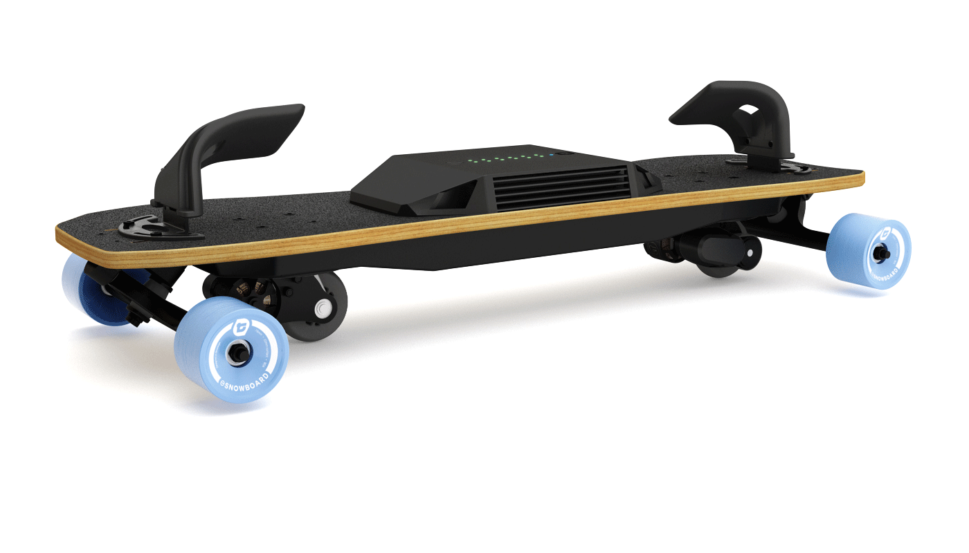 The electric skateboard that moves like a snowboard (Summerboard