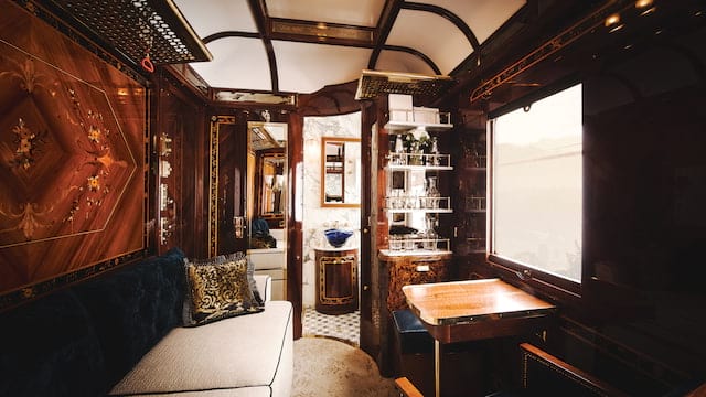 In image] The design of the Orient Express' cabins - English