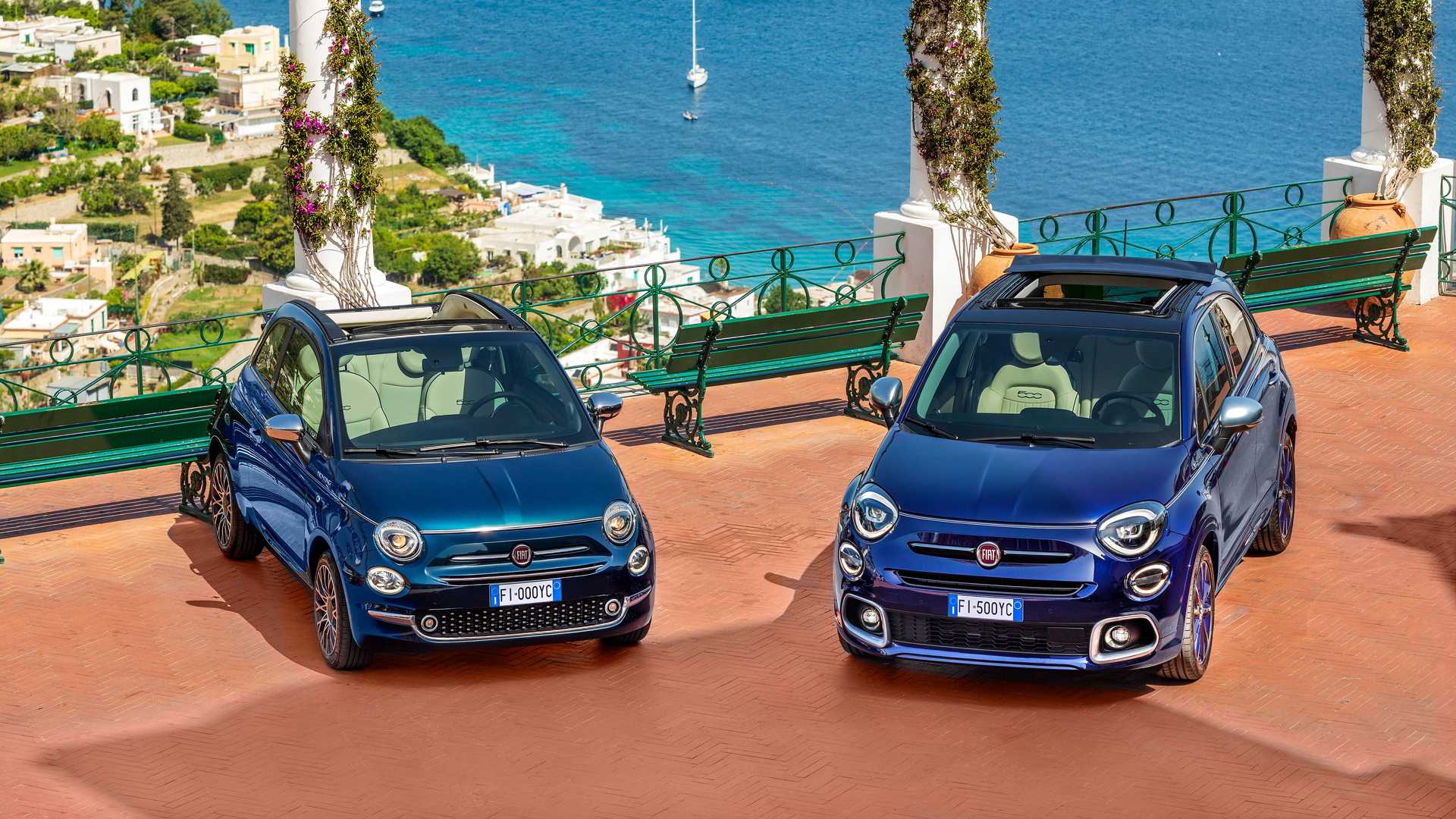 Fiat 500X Yachting has a cloth sunroof and real wood trim - CNET