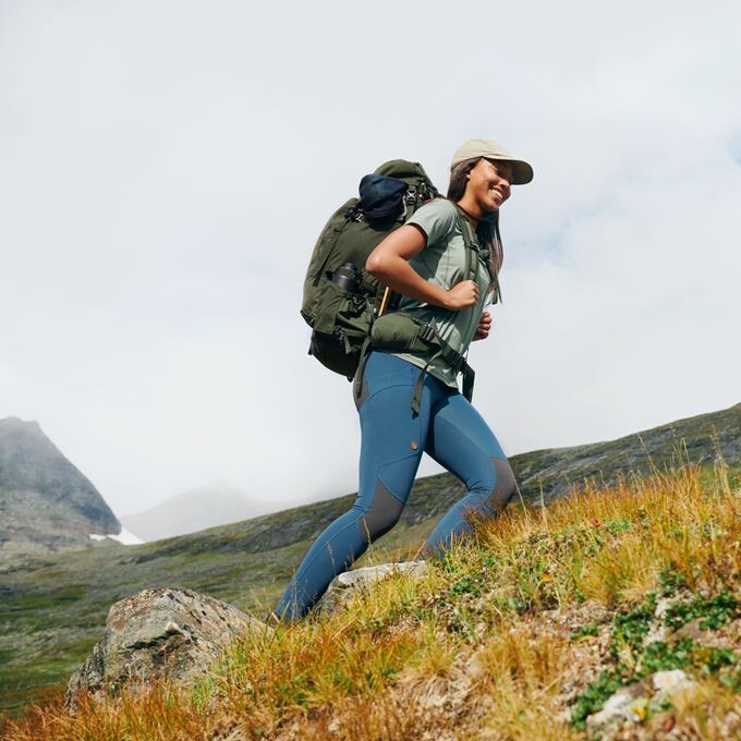 Pants and jeans Fjällräven Abisko Trekking Tights Pro Black/ Iron