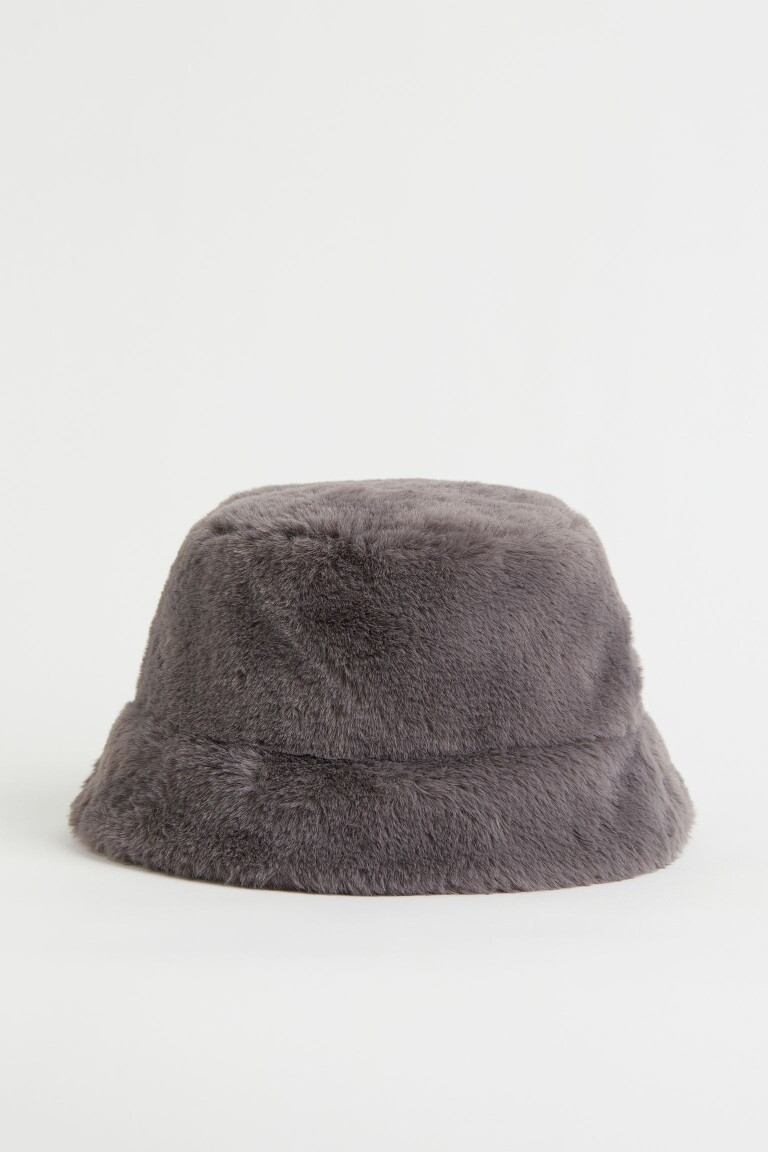 Winter Fashion Fur Bucket Hat #H3369 (PC)