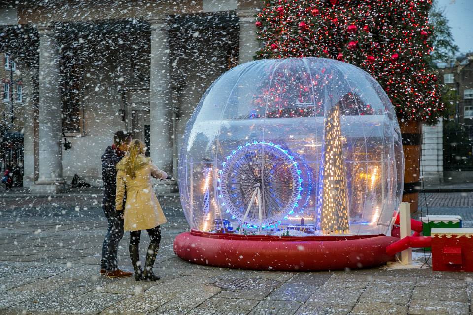 Lego cheap snow globe