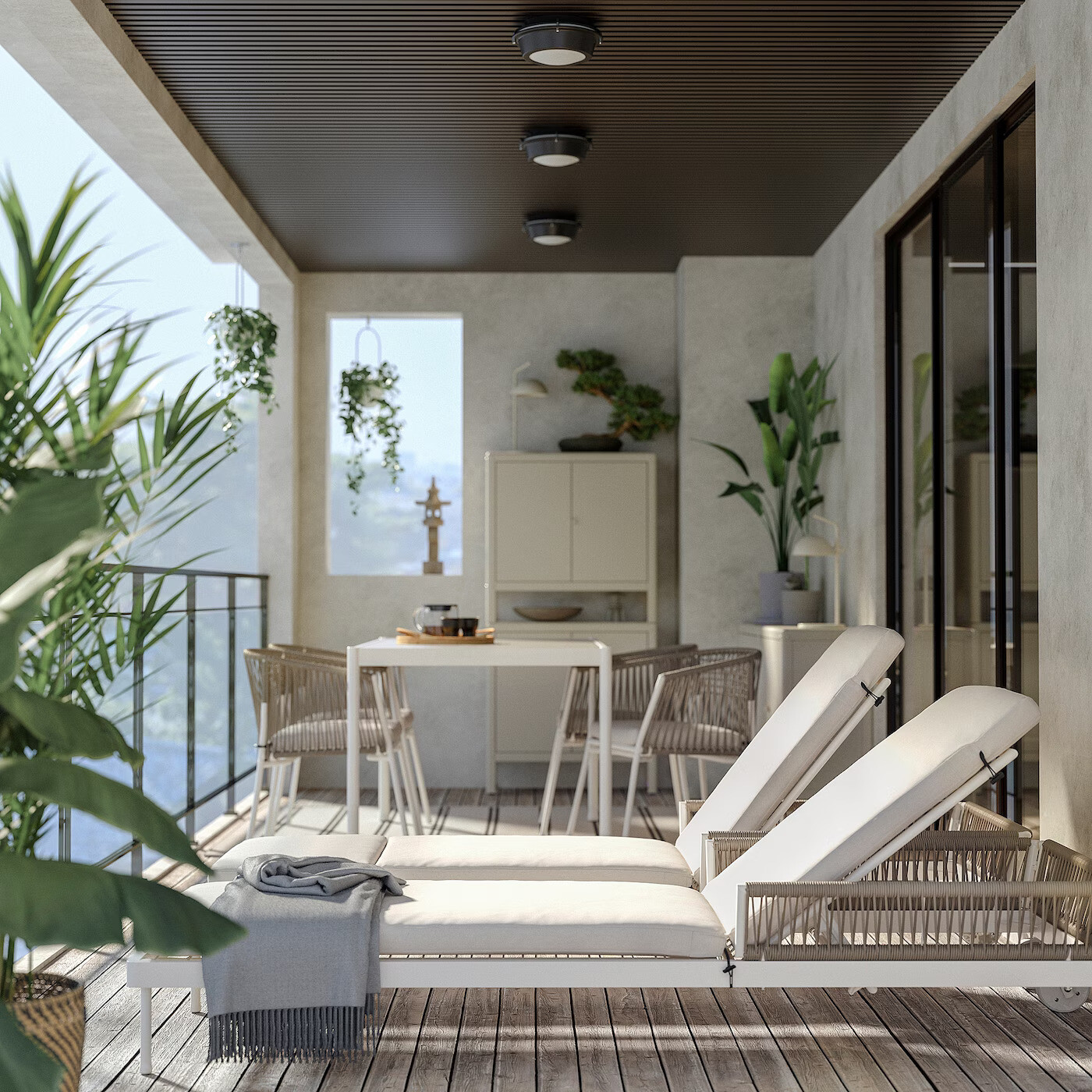 Ideas for transforming a balcony, terrace and garden into a comfortable and  attractive space