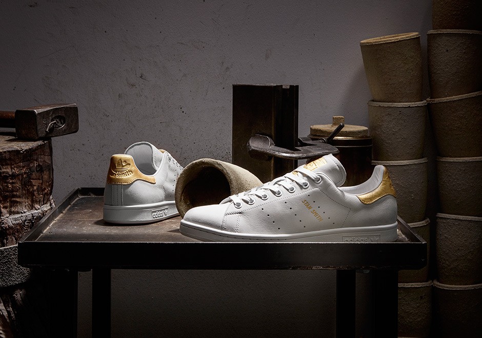 Adidas customized stan smith croco gold combi best sale