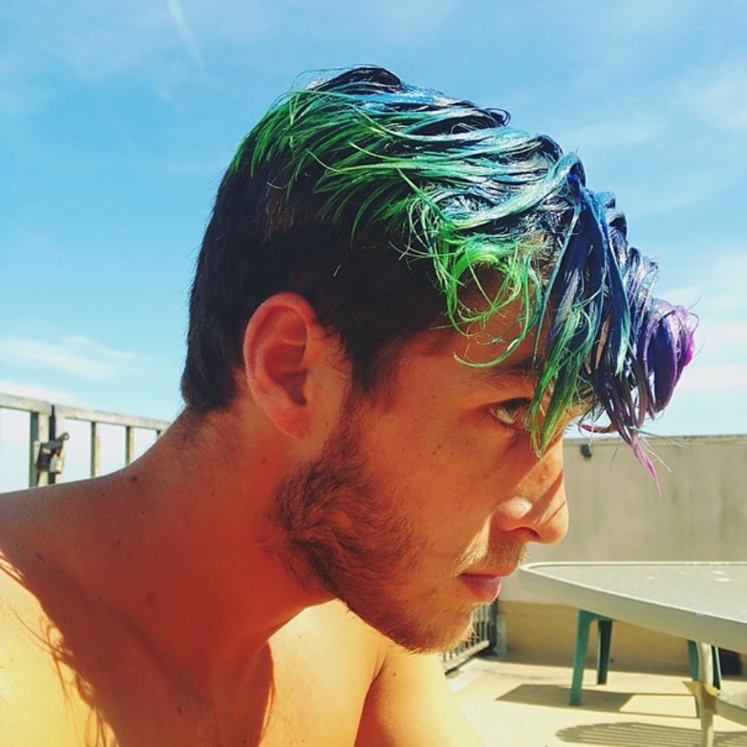 Merman style: Trend of vibrant hair colors for men too | City Magazine