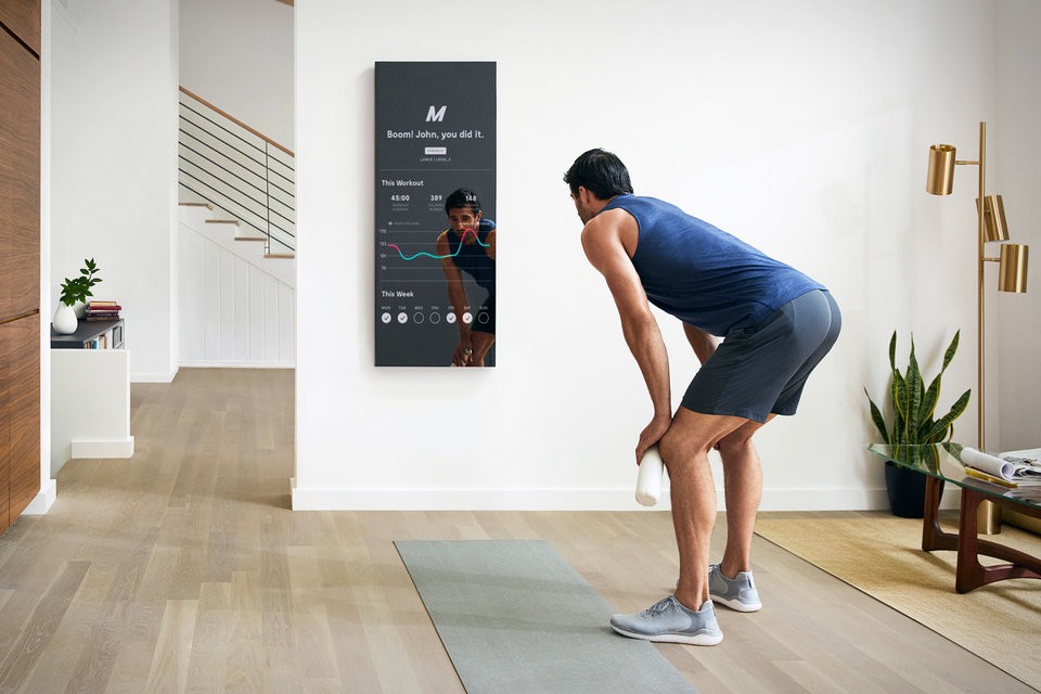 Mirror Interactive Home Gym Virtually invisible interactive